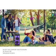 Akai Party Box 800 Φορητό Bluetooth party speaker με LED, TWS για σύνδεση με δεύτερο και υποδοχή για μικρόφωνο και όργανο – 60 W RMS | Karaoke - Party Speakers στο smart-tech.gr