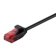GOOBAY καλώδιο U/UTP CAT6 93714, slim, AWG 30/7, copper, 1m, μαύρο | Καλώδια δικτύου στο smart-tech.gr