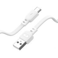 POWERTECH καλώδιο USB σε USB-C armor PTR-0102, 15W 3A, 1m, λευκό | ΚΑΛΩΔΙΑ & ADAPTORS στο smart-tech.gr