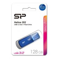 SILICON POWER USB Flash Drive Helios 202, 128GB, USB 3.2, μπλε | USB FLASH DRIVES - STICKS στο smart-tech.gr