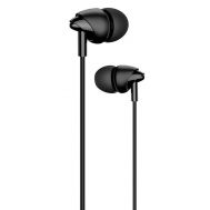 USAMS earphones με μικρόφωνο EP-39, 10mm, 3.5mm, 1.2m, μαύρα | Ακουστικά Bluetooth στο smart-tech.gr