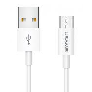 USAMS καλώδιο Micro USB σε USB US-SJ284, 2A, 1m, λευκό | ΚΑΛΩΔΙΑ & ADAPTORS στο smart-tech.gr