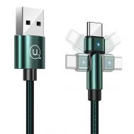 USAMS καλώδιο USB-C σε USB SJ477, περιστρεφόμενο βύσμα, 2A, 1m, πράσινο | Καλώδια USB-C (Type-C) στο smart-tech.gr