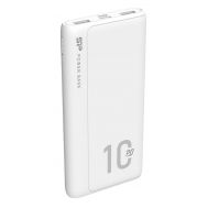 SILICON POWER power bank QP15, 10000mAh, 2x USB & USB Type-C, 3A, λευκό | POWER BANKS στο smart-tech.gr