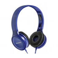 Ακουστικά Stereo Panasonic RP-HF100E-A 3.5mm με δυνατότητα Αναδίπλωσης και Μηχανισμό Περιστροφής Μπλε | HEADSETS στο smart-tech.gr