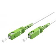 GOOBAY καλώδιο οπτικής ίνας SC-APC 59593, SM, OS2, 9/125µm, 0.5m, λευκό | Καλώδια δικτύου στο smart-tech.gr
