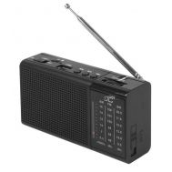 LTC φορητό ραδιόφωνο & ηχείο LXLTC2030 με φακό, USB/TF/AUX, μαύρο | MINI HiFi στο smart-tech.gr