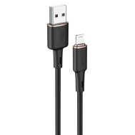 Καλώδιο σύνδεσης Acefast C2-02 USB-A σε Lightning 2.4A Apple Certified MFI 1.2m Μαύρο | ΚΑΛΩΔΙΑ & ADAPTORS στο smart-tech.gr