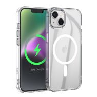 Θήκη Hoco Magnetic Series Airbag Anti-Fall Protective για Apple iPhone 14 Plus Διάφανη | Θήκες προστασίας για κινητά στο smart-tech.gr