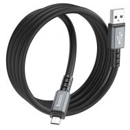 Καλώδιο Σύνδεσης Hoco X85 Strength USB σε Micro-USB 2.4A Μαύρο 1m Υψηλής Αντοχής | ΕΠΙΤΟΙΧΙΟΙ ΦΟΡΤΙΣΤΕΣ USB & ΚΑΛΩΔΙΑ ΦΟΡΤΙΣΗΣ στο smart-tech.gr