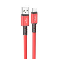 Καλώδιο Σύνδεσης Hoco X85 Strength USB σε USB-C 3A Κόκκινο 1m | ΕΠΙΤΟΙΧΙΟΙ ΦΟΡΤΙΣΤΕΣ USB & ΚΑΛΩΔΙΑ ΦΟΡΤΙΣΗΣ στο smart-tech.gr