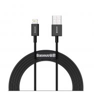 Baseus Lightning Superior Series cable, Fast Charging, Data 2.4A, 1m Black (CALYS-A01) (BASCALYS-A01) | Φορτιστές / Τροφοδοτικά USB στο smart-tech.gr