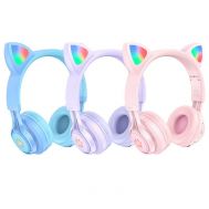 Wireless Ακουστικά Stereo Hoco W39 Cat Ear Hi-Fi BT V5.3 3.5mm 10h ώρες λειτουργίας Μπλε | Ακουστικά Bluetooth στο smart-tech.gr