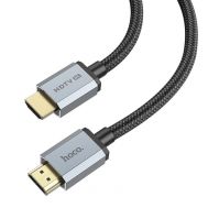 Καλώδιο σύνδεσης HDMI Hoco US03 HDMI 2.1 σε 8K 60Hz Ultra HD 48Gbps Μαύρο 1m Braided | Καλώδια HDMI στο smart-tech.gr