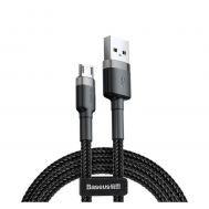 Baseus Cafule Braided USB 2.0 to micro USB Cable Μαύρο 3m (CAMKLF-HG1) (BASCAMKLF-HG1) | ΚΑΛΩΔΙΑ & ADAPTORS στο smart-tech.gr