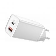 Baseus Φορτιστής Χωρίς Καλώδιο με Θύρα USB-A και Θύρα USB-C Λευκός (CCGAN2L-B02) (BASCCGAN2L-B02) | ΦΟΡΤΙΣΤΕΣ / ΤΡΟΦΟΔΟΤΙΚΑ USB στο smart-tech.gr