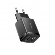Baseus Φορτιστής Χωρίς Καλώδιο με 2 Θύρες USB-A 10.5W Μαύρος (CCXJ010201) (BASCCXJ010201) | ΦΟΡΤΙΣΤΕΣ / ΤΡΟΦΟΔΟΤΙΚΑ USB στο smart-tech.gr