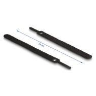 DELOCK δεματικά καλωδίων 19011, τύπου velcro, 12x150mm, μαύρα, 10τμχ | ΤΑΚΤΟΠΟΙΗΤΕΣ ΚΑΛΩΔΙΩΝ στο smart-tech.gr