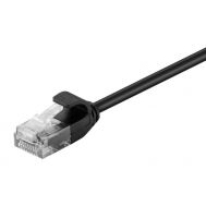 POWERTECH καλώδιο U/UTP Cat 6 CAB-N304, slim, copper 30AWG, 2m, μαύρο | Καλώδια δικτύου στο smart-tech.gr