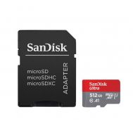 Sandisk Ultra microSDXC 512GB Class 10 U1 A1 UHS-I 140MB/s (SDSQUAC-512G-GN6MA) (SANSDSQUAC-512G-GN6MA) | Κάρτες μνήμης MicroSD στο smart-tech.gr