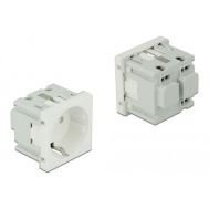 DELOCK module πρίζας ρεύματος Easy 45 81392, 45x45mm | ΗΛΕΚΤΡΟΛΟΓΙΚΟΣ ΕΞΟΠΛΙΣΜΟΣ στο smart-tech.gr