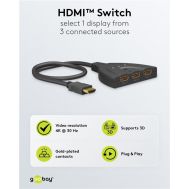 GOOBAY HDMI switch 58487, 3-in σε 1-out, 4K/30Hz, μαύρο | KVM - Splitter - Switch στο smart-tech.gr