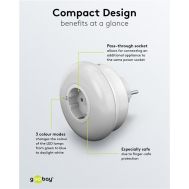 GOOBAY LED φωτιστικό νυκτός 64567, πρίζα schuko, 3 χρώματα φωτός, 6500K | Λάμπες - Λαμπτήρες - Φωτιστικά στο smart-tech.gr