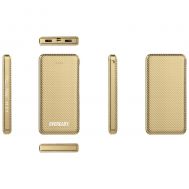 Power Bank Energizer Eveready Slim 10000mAh 2A  με 2x USB 2.0 και LED Ένδειξη Μπαταρίας Χρυσαφί | POWER BANKS στο smart-tech.gr