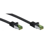 GOOBAY καλώδιο S/FTP CAT 8.1 61091, copper, AWG 26, GHMT, 0.25m, μαύρο | Καλώδια δικτύου στο smart-tech.gr