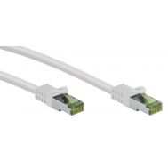 GOOBAY καλώδιο S/FTP CAT 8.1 61103, copper, AWG 26, GHMT, 0.50m, λευκό | Καλώδια δικτύου στο smart-tech.gr