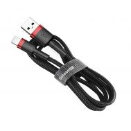 Baseus Cafule Braided USB to Lightning Cable Κόκκινο 0.5m (CALKLF-A19) (BASCALKLFA19) | ΚΑΛΩΔΙΑ & ADAPTORS στο smart-tech.gr