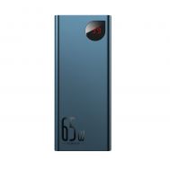 Baseus Adaman Metal Digital Display Power Bank 20000mAh 65W με 2 Θύρες USB-A και Θύρα USB-C Quick Charge 3.0 Μπλε (PPIMDA-D03) (BASPPIMDAD03) | POWER BANKS στο smart-tech.gr