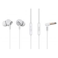 CELEBRAT earphones με μικρόφωνο G21, 3.5mm, 1.2m, λευκά | Ακουστικά Bluetooth στο smart-tech.gr