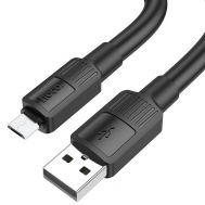 Καλώδιο σύνδεσης Hoco X84 Solid USB σε Micro USB 2.4A Μαύρο 1m Υψηλής Αντοχής | ΕΠΙΤΟΙΧΙΟΙ ΦΟΡΤΙΣΤΕΣ USB & ΚΑΛΩΔΙΑ ΦΟΡΤΙΣΗΣ στο smart-tech.gr