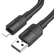 Καλώδιο σύνδεσης Hoco X84 Solid USB σε Lightning 2.4A 1m Μαύρο Υψηλής Αντοχής | ΕΠΙΤΟΙΧΙΟΙ ΦΟΡΤΙΣΤΕΣ USB & ΚΑΛΩΔΙΑ ΦΟΡΤΙΣΗΣ στο smart-tech.gr