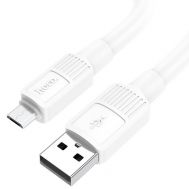 Καλώδιο σύνδεσης Hoco X84 Solid USB σε Micro USB 2.4A Λευκό 1m Υψηλής Αντοχής | ΕΠΙΤΟΙΧΙΟΙ ΦΟΡΤΙΣΤΕΣ USB & ΚΑΛΩΔΙΑ ΦΟΡΤΙΣΗΣ στο smart-tech.gr