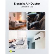 GOOBAY ηλεκτρικό air duster 61667, LED οθόνη, 46.8W, 2000mAh, μαύρο | Μηχανήματα - Πολύμετρα στο smart-tech.gr