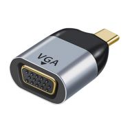 POWERTECH αντάπτορας USB-C σε VGA PTH-094, 1080p/60Hz, γκρι | Καλώδια USB-C (Type-C) στο smart-tech.gr