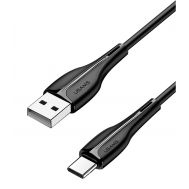 USAMS καλώδιο USB-C σε USB US-SJ372, 2A, 1m, μαύρο | Καλώδια USB-C (Type-C) στο smart-tech.gr