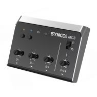 SYNCO μίκτης ήχου MC3-LITE, 4 καναλιών, Bluetooth, 500mAh, γκρι | MINI HiFi στο smart-tech.gr