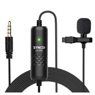 SYNCO μικρόφωνο Lav-S6E με clip-on, omnidirectional, 3.5mm, 6m, μαύρο | MINI HiFi στο smart-tech.gr