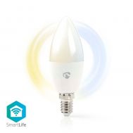 Nedis Smart Λάμπα LED για Ντουί E14 Ρυθμιζόμενο Λευκό 470lm Dimmable (WIFILRW10E14) (NEDWIFILRW10E14) | Έξυπνος Φωτισμός στο smart-tech.gr