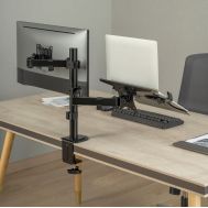 BRATECK βάση γραφείου LDT66-C024ML για οθόνη 13"-32" & laptop, έως 9kg | ΒΑΣΕΙΣ ΣΤΗΡΙΞΗΣ ΣΥΣΚΕΥΩΝ στο smart-tech.gr