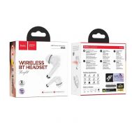 Wireless Hands Free Hoco EQ2 Thought TWS V5.3 με Πλήκτρο Ελέγχου Συμβατό με Siri και 7h Ώρες Λειτουργίας Λευκά | Ακουστικά Bluetooth στο smart-tech.gr