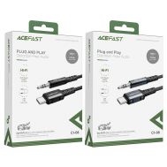 Καλώδιο σύνδεσης Acefast C1-08 USB-C σε 3.5mm Αρσενικό Braided 1.2 Γκρι | ΕΠΙΤΟΙΧΙΟΙ ΦΟΡΤΙΣΤΕΣ USB & ΚΑΛΩΔΙΑ ΦΟΡΤΙΣΗΣ στο smart-tech.gr