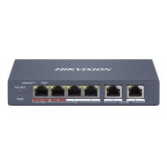 HIKVISION Managed switch DS-3E1106HP-EI, 4x PoE & 2x RJ45 ports, 100Mbps | Switches στο smart-tech.gr