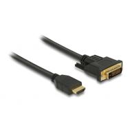 DELOCK καλώδιο HDMI σε DVI 85653, 2K/60Hz, 7.92 Gbps, 1.5m, μαύρο | Λοιπά Καλώδια, Adaptors & Μετατροπείς στο smart-tech.gr