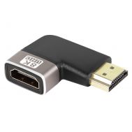 POWERTECH αντάπτορας HDMI 2.1 CAB-H157, 8K/60Hz, γωνιακός, μαύρος | Λοιπά Καλώδια, Adaptors & Μετατροπείς στο smart-tech.gr