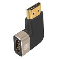 POWERTECH αντάπτορας HDMI 2.1 CAB-H160, 8K/60Hz, γωνιακός, μαύρος | Λοιπά Καλώδια, Adaptors & Μετατροπείς στο smart-tech.gr
