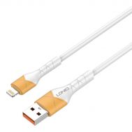 LDNIO καλώδιο Lightning σε USB LS802, 30W, 2m, λευκό | Καλώδια USB-C (Type-C) στο smart-tech.gr
